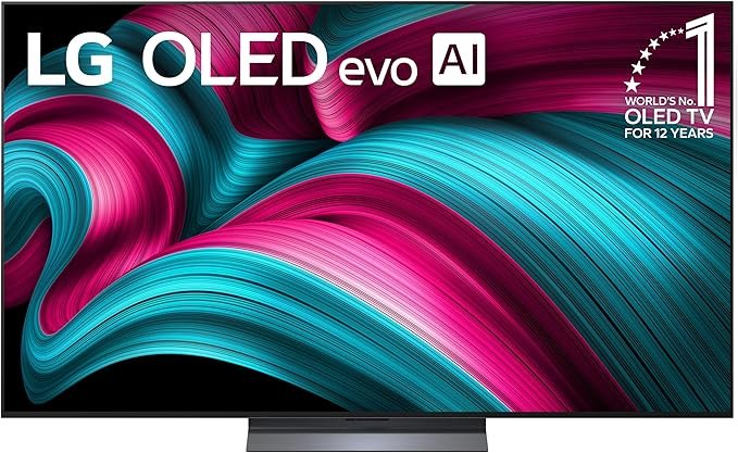 LG OLED evo AI TV – one of the best sports TVs on Amazon 2025 with ultra-smooth motion and vivid colors, perfect for football and live sports