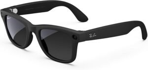 Ray-Ban smart glasses with camera — stylish eyewear showcasing smart glasses benefits like hands-free photos, calls, and music streaming.